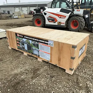 NEW/UNUSED STANFORGE MS1624A 16'X24' METAL GARAGE SHED