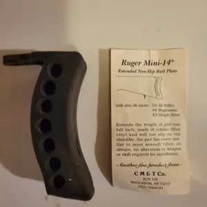 No slip stock extention for Rugers.