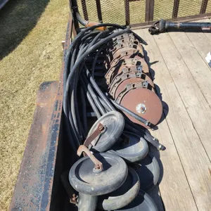 10 disks for JD air seeder or 9350 drills with some packer wheels and one manifold in nice condition.