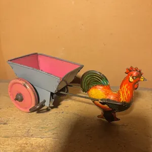WIND UP ROOSTER TIN TOY
