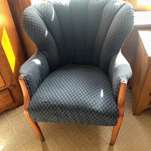 BLUE ARM CHAIR
