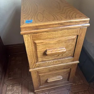 2 DRAWER WOOD FILE CANINET