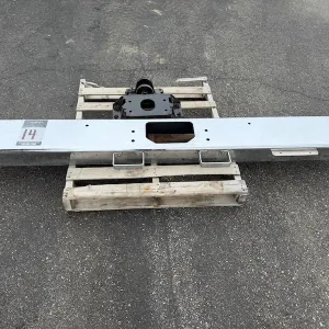 HD Chrome Bumper off Kenworth Truck