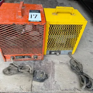 (2) 240 Volt Electric Heaters