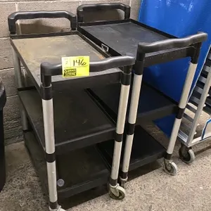 24"x16" Poly 2 tier cart