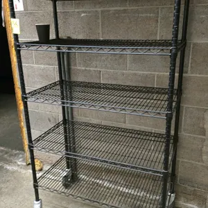 3'x1½'x5' Coated metal portable 5 tier rack