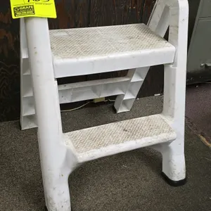 Poly folding step stool