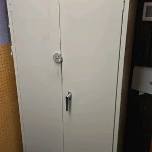 30"x15"x66" Metal 2 door supply cabinet