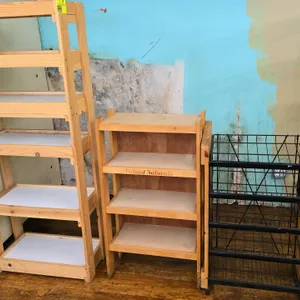 Assorted wood merchandiser