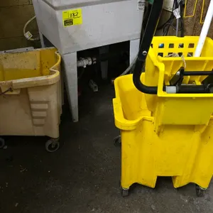 20"x22" Poly utility sink with mop buckets