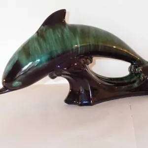 Blue Mountain Pottery Dolphin Figure
