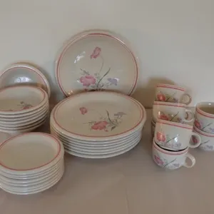 Vintage Floral Dinnerware Set