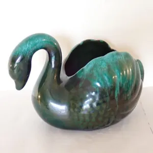 Blue Mountain Pottery Style Swan Figure