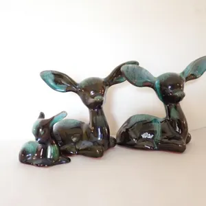Blue Mountain Pottery Deer Figures