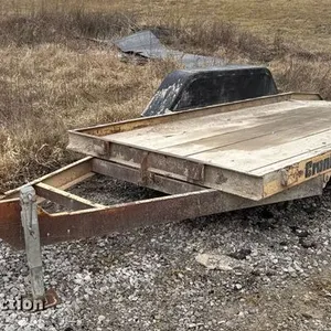 1995 Cronkhite 3300A tilt deck utility trailer