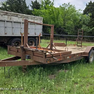 Shop built equipment trailer