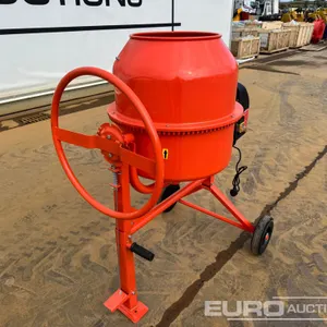 Unused 240 Volt Electric Cement Mixer (Unassembled) 