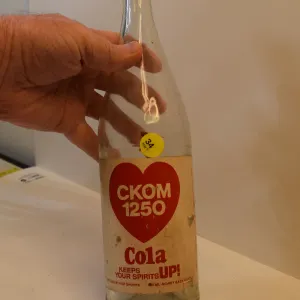 CKOM Saskatoon Radio Cola Bottle