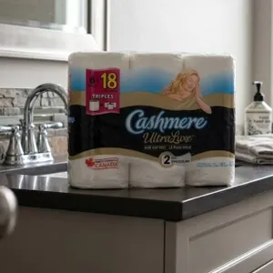 Cashmere UltraLuxe Toilet Paper, 6 Triple Rolls, 2-Ply