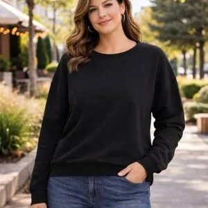 Lazypants XS/TP Black Sweatshirt Pullover