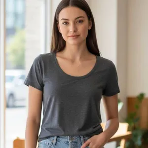 River Wear Womenâ€™s T-Shirt, Size S, Gray, Designed in Canada
