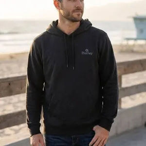 Hurley Black Hoodie Sweatshirt, Size XL