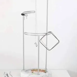Umbra Tesora, 3 Tier Jewelry Stand, Earring Holder, Accessory Organizer and Display, Nickel/Marble