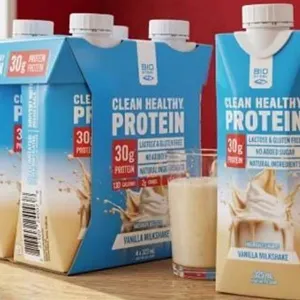 BioSteel Clean Healthy Protein, Vanilla Milkshake, 18X325 ml