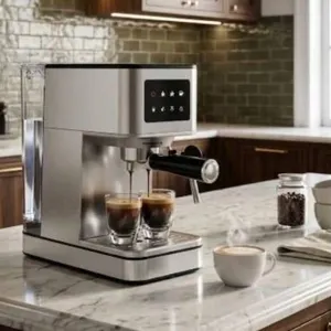 Espresso Coffee Machine EM625 With 1400W Power and 20-Bar Pump