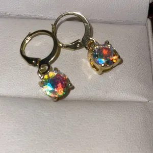 Ladies 2.0 carat Oval Cut Solitaire Earring Set