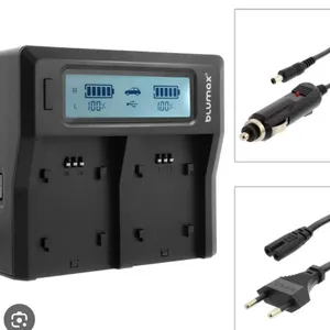 Fomito FH50 Dual Digital Battery Charger for Sony 330, 230, 290, 390