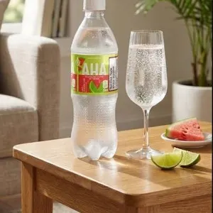 AHA Sparkling Water – 24 Bottles – 500 mL Each – Lime + Watermelon Flavor