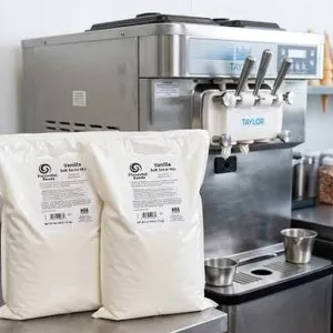 Flavorful Foods Vanilla Soft Serve Mix, 2 x6 LBS (2.72 KG),