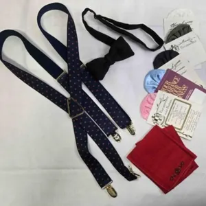 Suspenders, bow ties, pocket hankies