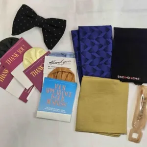 Men's accessories; Bow tie, hankie, pocket squares