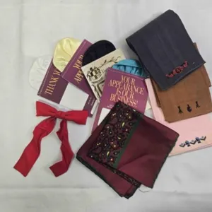 Men's accessories, pocket hankies, handkerchiefs