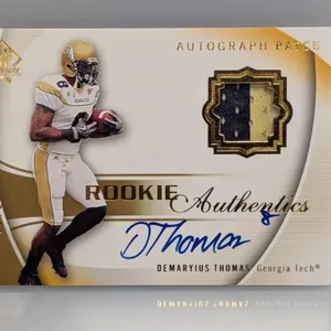 2010 UD RC Authentics Auto Patch 22/25 Thomas