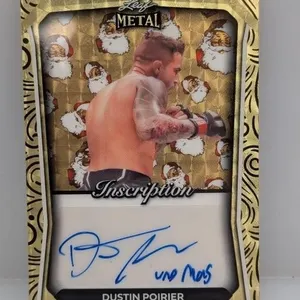 2024 Leaf UFC Metal Gold 1/1 Auto Dustin Poirier