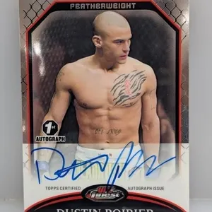 2011 Topps Finest UFC 1st Auto RC Dustin Poirier