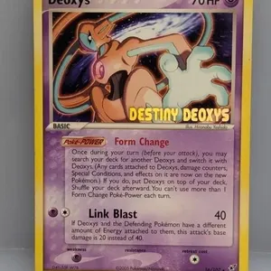 Pokemon 2005 Deoxys Stamped Reverse Holo 16 *DMG