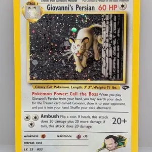 Pokemon 2000 Giovannis Persian Holo 8 *LP