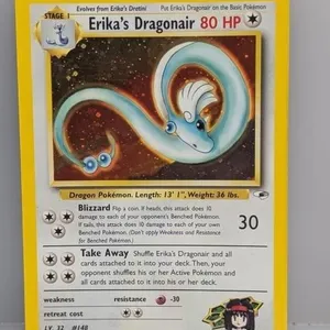 Pokemon 2000 Erikas Dragonair Holo 4 *HP