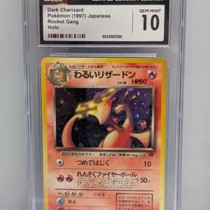 1997 Pokemon JPN Rocket Gang Dark Charizard CGC 10