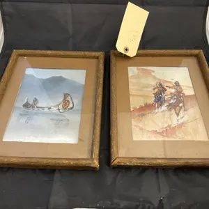 2 - Framed Native American Pics