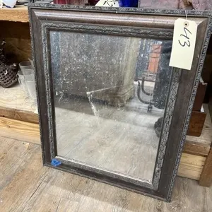 Framed Wall Mirror 22"x26"H