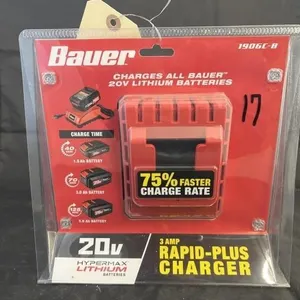 Bauer 20V 3 Amp Rapid Plus Charger - NIP