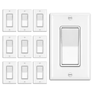 NEW $40 BESTTEN 3 Way Wall Light Switch 10PK