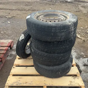 4 - 195/65R15 5 Bolt Tires & Rims & 1 5.30-12