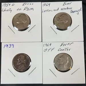 Jefferson Nickel Error Coins