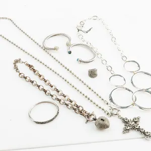 Silver Tone Contemporary Jewelry